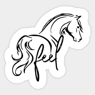 Horse lover desing gifts Sticker